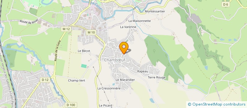 localisation de l'entreprise LES GRANDES MARGUERITES  SAINT-ROMAIN-LE-PUY