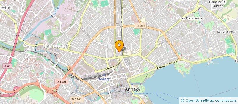 localisation de l'entreprise LES GRANDES OREILLES à ANNECY