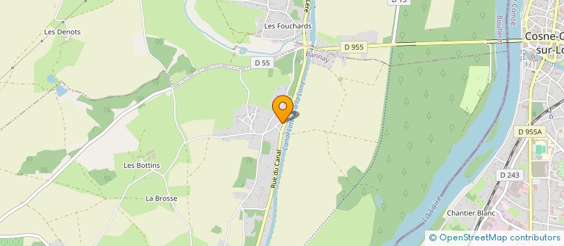 localisation de l'entreprise LES GRANDES PERRIERES  SURY-EN-VAUX