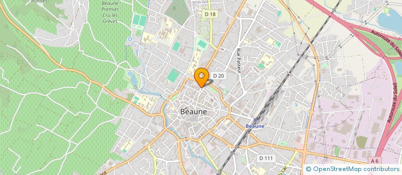 localisation de l'entreprise LES GRANDES SIGNATURES VITICOLES à BEAUNE