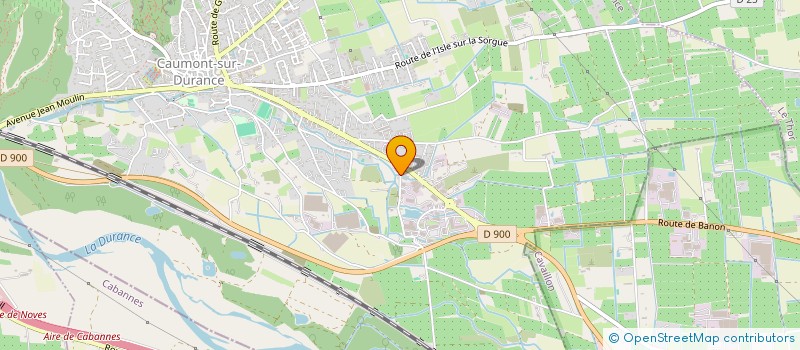 localisation de l'entreprise LES GRANDES TAILLADES à CAUMONT-SUR-DURANCE