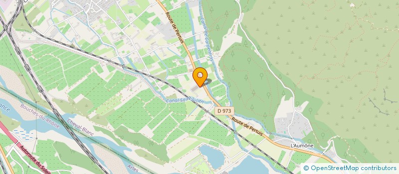 localisation de l'entreprise LES GRANDES TERRES  CHEVAL-BLANC