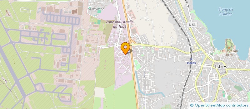 localisation de l'entreprise LES GRANDES TERRES  ISTRES