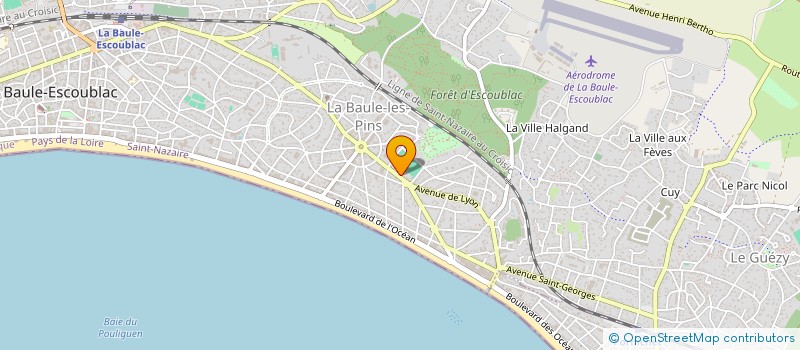 localisation de l'entreprise LES GRANDES VACANCES à LA BAULE-ESCOUBLAC