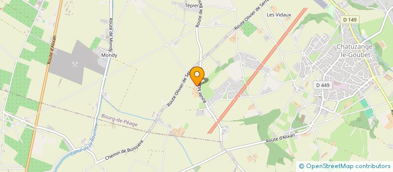 localisation de l'entreprise LES GRANDS ALLIERS à CHATUZANGE-LE-GOUBET