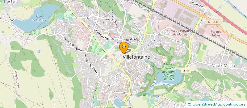 localisation de l'entreprise LES GRANDS ATELIERS INNOVATION ARCHITECTURE INGENIERIE ART à VILLEFONTAINE