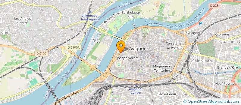 localisation de l'entreprise LES GRANDS BATEAUX DE PROVENCE à AVIGNON