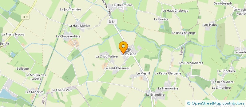localisation de l'entreprise LES GRANDS-BOIS à MONTREVAULT-SUR-EVRE