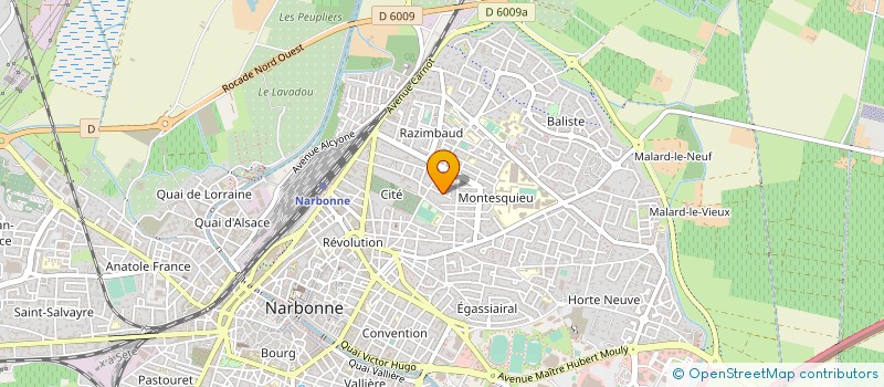 localisation de l'entreprise LES GRANDS BUFFETS à NARBONNE