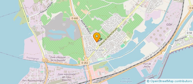 localisation de l'entreprise LES GRANDS CAUSSES à FRONTIGNAN