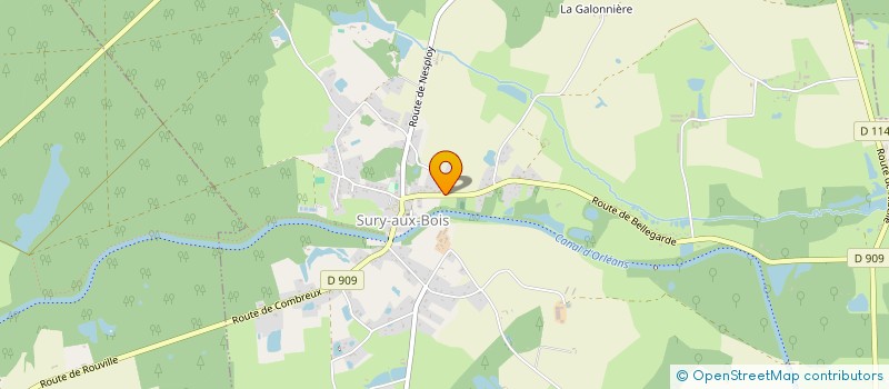 localisation de l'entreprise LES GRANDS CHAMPS à SURY-AUX-BOIS