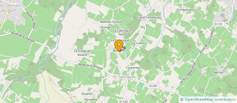localisation de l'entreprise LES GRANDS CHAMPS à BORDEAUX
