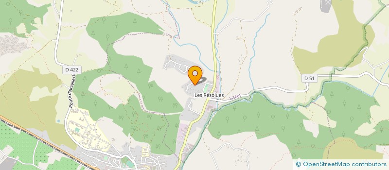 localisation de l'entreprise LES GRANDS CHAMPS  LAZER