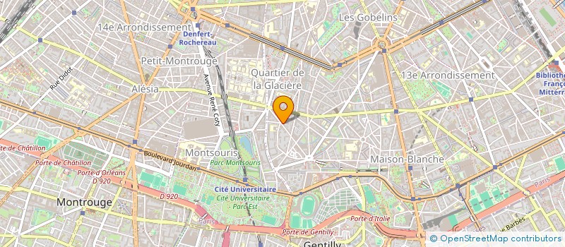 localisation de l'entreprise LES GRANDS CHENES  PARIS