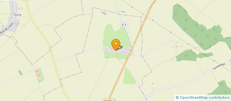localisation de l'entreprise LES GRANDS CHENES à VEXIN-SUR-EPTE