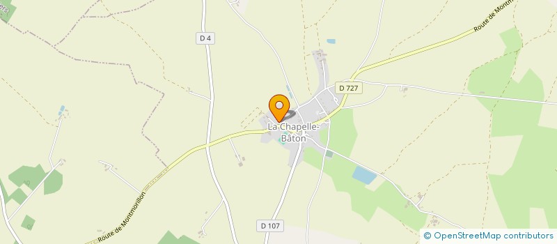 localisation de l'entreprise LES GRANDS CHENES  LA CHAPELLE-BATON