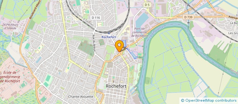 localisation de l'entreprise LES GRANDS CLOS D'ESVRES  ROCHEFORT