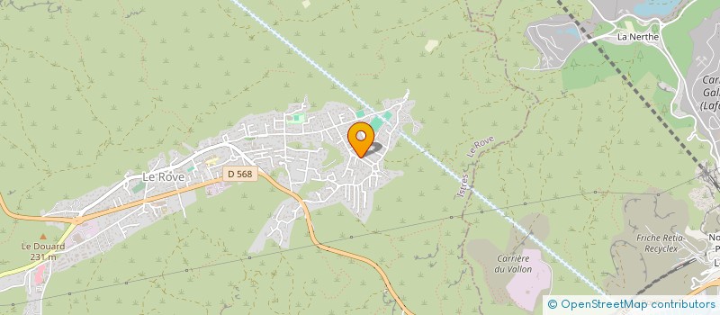 localisation de l'entreprise LES GRANDS CONSERVATOIRES  LE ROVE