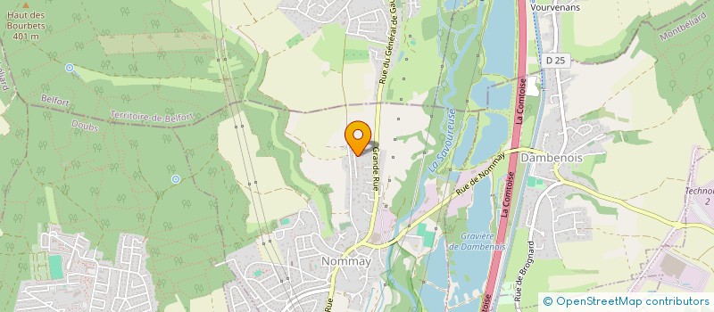 localisation de l'entreprise LES GRANDS CRUS  NOMMAY