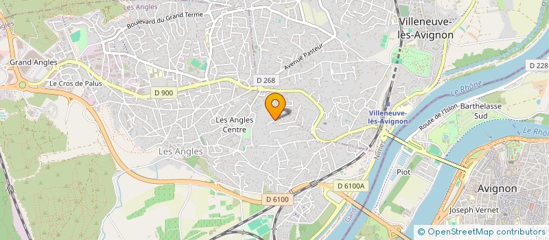 localisation de l'entreprise LES GRANDS CYPRES à LES ANGLES