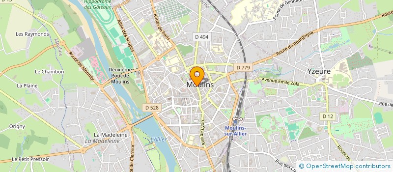 localisation de l'entreprise LES GRANDS DUCS  MOULINS