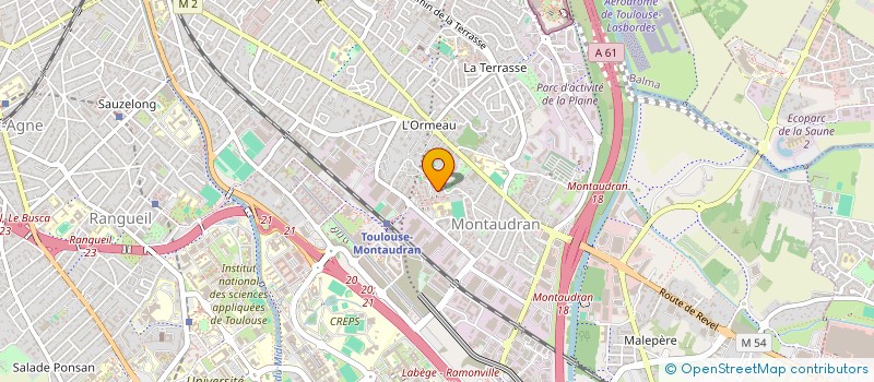 localisation de l'entreprise LES GRANDS DYSFERENTS  TOULOUSE