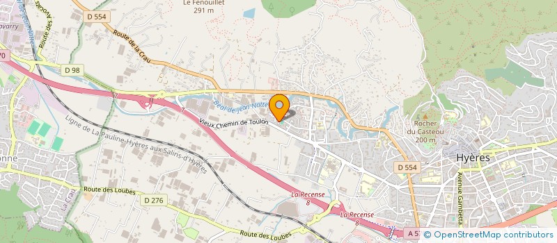 localisation de l'entreprise LES GRANDS ENFANTS à HYERES