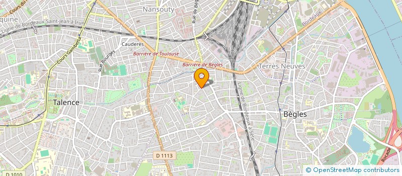 localisation de l'entreprise LES GRANDS FLEUVES à BEGLES