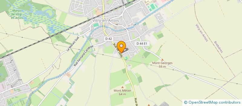 localisation de l'entreprise LES GRANDS FOSSES  TORTEQUESNE