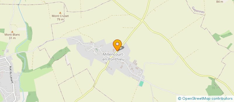 localisation de l'entreprise LES GRANDS GITES DE LA BAIE DE SOMME  MILLENCOURT-EN-PONTHIEU