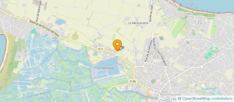 localisation de l'entreprise LES GRANDS GOBETS  NOIRMOUTIER-EN-L'ILE