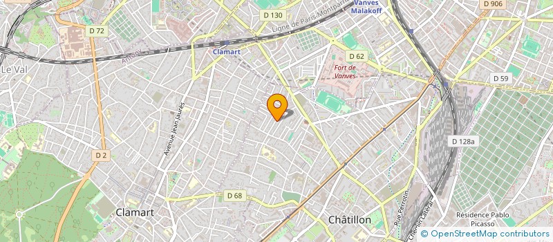 localisation de l'entreprise LES GRANDS GOSIERS  CHATILLON