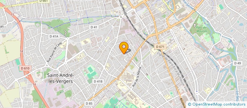 localisation de l'entreprise LES GRANDS GOSIERS  SAINT-ANDRE-LES-VERGERS