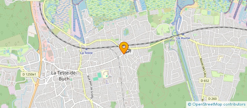 localisation de l'entreprise LES GRANDS LACS  LA TESTE-DE-BUCH