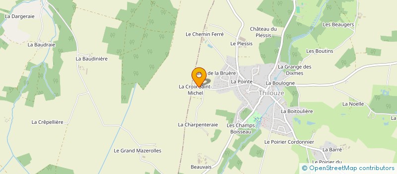 localisation de l'entreprise LES GRANDS LARGES à THILOUZE