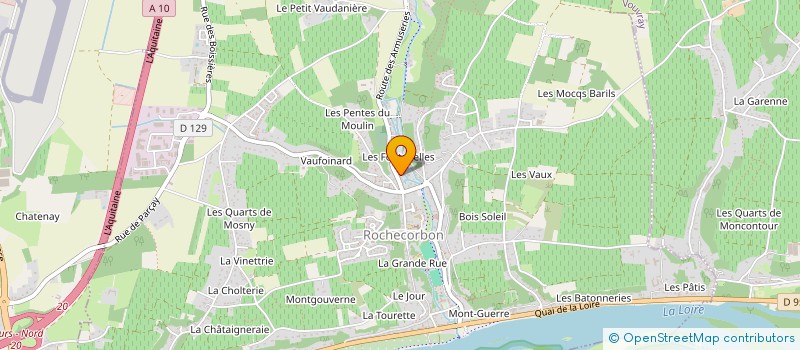 localisation de l'entreprise LES GRANDS LUTINS à ROCHECORBON