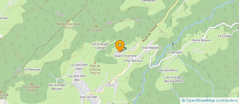 localisation de l'entreprise LES GRANDS MARAIS  VAILLY