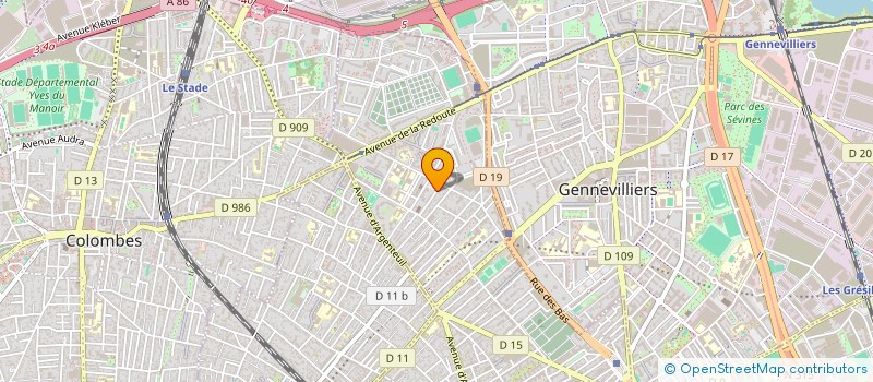 localisation de l'entreprise LES GRANDS MECHANTS FLOUS  ASNIERES-SUR-SEINE