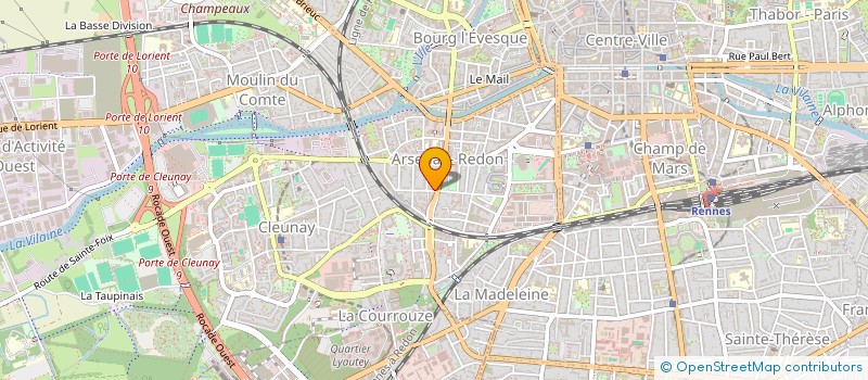 localisation de l'entreprise LES GRANDS MOYENS  RENNES