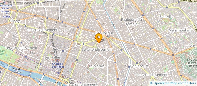 localisation de l'entreprise LES GRANDS MOYENS CONSTRUCTION  PARIS