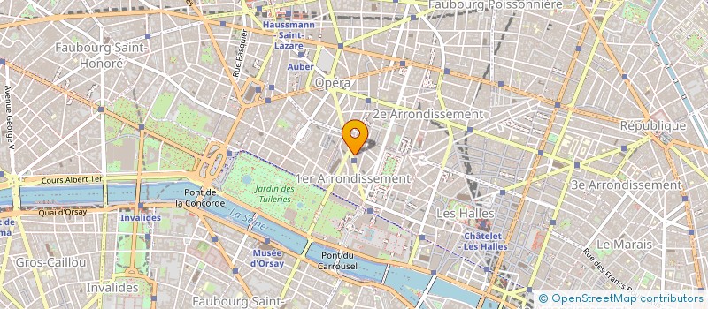 localisation de l'entreprise LES GRANDS PARCS HOTELIERS à PARIS