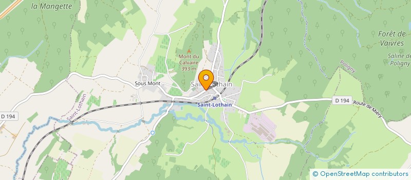 localisation de l'entreprise LES GRANDS PAS  SAINT-LOTHAIN