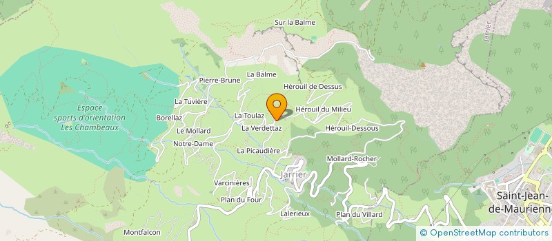 localisation de l'entreprise LES GRANDS PRES  JARRIER