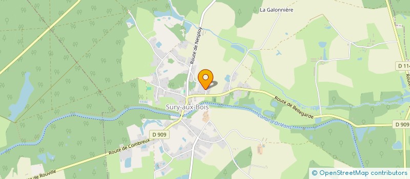localisation de l'entreprise LES GRANDS PRES  SURY-AUX-BOIS