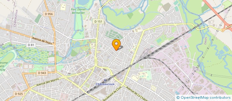 localisation de l'entreprise LES GRANDS REGAINS à CHATEAUROUX