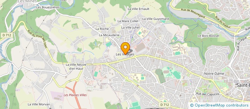 localisation de l'entreprise LES GRANDS VILLAGES à SAINT-BRIEUC
