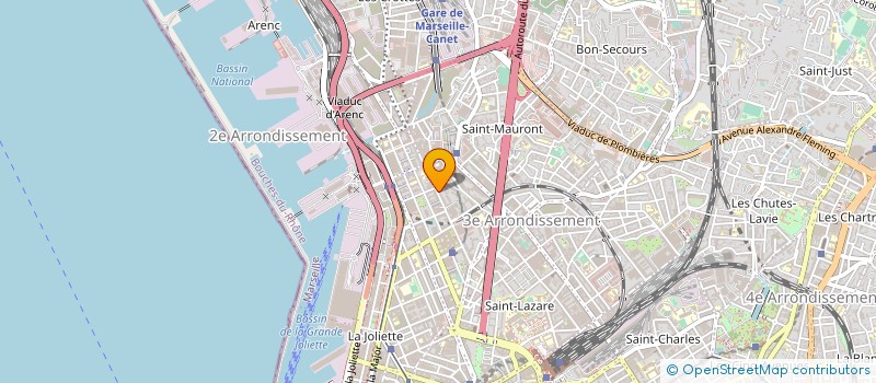 localisation de l'entreprise LES GRANDS VINS DU MAGHREB à MARSEILLE