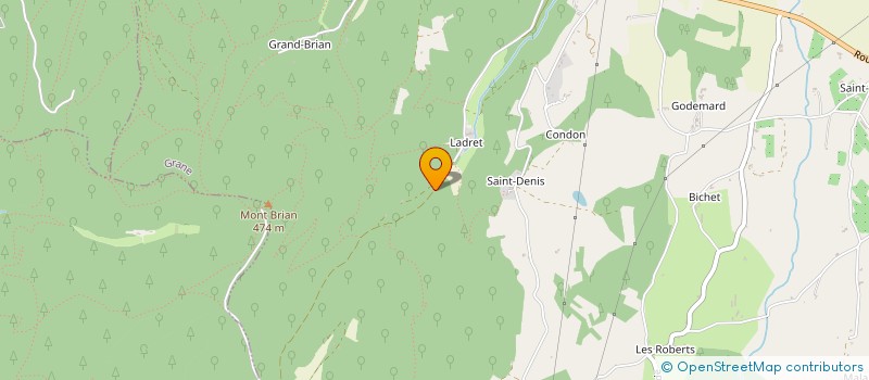 localisation de l'entreprise LES GRANGES à GRANE