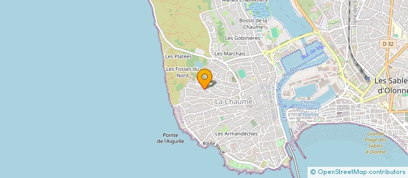 localisation de l'entreprise LES GRANGES à LES SABLES D'OLONNE