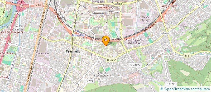 localisation de l'entreprise LES GRANGES à ECHIROLLES
